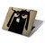 S2826 眠えない黒い羊 Cute Cartoon Unsleep Black Sheep MacBook Air 13″ (2022,2025) - A2681, A3113, A3240 ケース・カバー