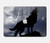 S3011 ドリームキャッチャーオオカミは 月にハウリング Dream Catcher Wolf Howling MacBook Air 13″ (2022,2025) - A2681, A3113, A3240 ケース・カバー