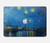 S3336 ヴァン・ゴッホローソンの星空 Van Gogh Starry Night Over the Rhone MacBook Air 13″ (2022,2024) - A2681, A3113 ケース・カバー