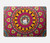 S3694 ヒッピーアートパターン Hippie Art Pattern MacBook Air 13″ (2022,2025) - A2681, A3113, A3240 ケース・カバー