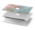 S3717 ローズゴールドブルーパステル大理石グラフィックプリント Rose Gold Blue Pastel Marble Graphic Printed MacBook Air 13″ (2022,2024) - A2681, A3113 ケース・カバー
