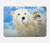 S3794 北極シロクマはシールに恋するペイント Arctic Polar Bear and Seal Paint MacBook Air 13″ (2022,2024) - A2681, A3113 ケース・カバー