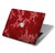 S3817 赤い花の桜のパターン Red Floral Cherry blossom Pattern MacBook Air 13″ (2022,2024) - A2681, A3113 ケース・カバー