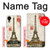 S2108 エッフェル塔パリポストカード Eiffel Tower Paris Postcard Samsung Galaxy A03 Core バックケース、フリップケース・カバー