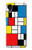S3814 ピエトモンドリアン線画作曲 Piet Mondrian Line Art Composition Samsung Galaxy A03 Core バックケース、フリップケース・カバー
