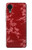 S3817 赤い花の桜のパターン Red Floral Cherry blossom Pattern Samsung Galaxy A03 Core バックケース、フリップケース・カバー
