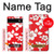 S1949 ハワイのハイビスカス柄 Hawaiian Hibiscus Pattern Google Pixel 6a バックケース、フリップケース・カバー