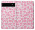 S2213 ピンクのヒョウ柄 Pink Leopard Pattern Google Pixel 6a バックケース、フリップケース・カバー