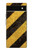 S2231 黄色と黒のラインハザードストライプ Yellow and Black Line Hazard Striped Google Pixel 6a バックケース、フリップケース・カバー