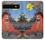 S2234 禅師 Zen Master Bodhidharma Yoshitoshi Google Pixel 6a バックケース、フリップケース・カバー
