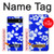 S2244 ハワイのハイビスカス青柄 Hawaiian Hibiscus Blue Pattern Google Pixel 6a バックケース、フリップケース・カバー