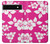 S2246 ハワイのハイビスカスピンク柄 Hawaiian Hibiscus Pink Pattern Google Pixel 6a バックケース、フリップケース・カバー