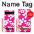 S2246 ハワイのハイビスカスピンク柄 Hawaiian Hibiscus Pink Pattern Google Pixel 6a バックケース、フリップケース・カバー