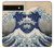 S2389 葛飾北斎 神奈川沖浪裏 Katsushika Hokusai The Great Wave off Kanagawa Google Pixel 6a バックケース、フリップケース・カバー
