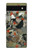 S2699 伊藤若冲 Ito Jakuchu Rooster Google Pixel 6a バックケース、フリップケース・カバー