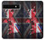 S2936 英国旗地図 UK British Flag Map Google Pixel 6a バックケース、フリップケース・カバー