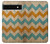 S3033 ヴィヴィッドシェブロングラフィック Vintage Wood Chevron Graphic Printed Google Pixel 6a バックケース、フリップケース・カバー