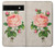 S3079 ピンクローズ Vintage Pink Rose Google Pixel 6a バックケース、フリップケース・カバー