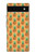 S3258 パイナップル柄 Pineapple Pattern Google Pixel 6a バックケース、フリップケース・カバー