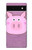 S3269 豚の漫画 Pig Cartoon Google Pixel 6a バックケース、フリップケース・カバー