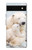 S3373 シロクマ抱擁家族 Polar Bear Hug Family Google Pixel 6a バックケース、フリップケース・カバー
