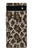 S3389 シームレスなヘビ皮パターングラフィック Seamless Snake Skin Pattern Graphic Google Pixel 6a バックケース、フリップケース・カバー