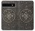 S3413 北欧の古代バイキングシンボル Norse Ancient Viking Symbol Google Pixel 6a バックケース、フリップケース・カバー