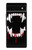 S3527 吸血鬼の歯 Vampire Teeth Bloodstain Google Pixel 6a バックケース、フリップケース・カバー