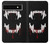S3527 吸血鬼の歯 Vampire Teeth Bloodstain Google Pixel 6a バックケース、フリップケース・カバー