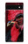 S3797 チキンオンドリ Chicken Rooster Google Pixel 6a バックケース、フリップケース・カバー