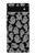 S3835 かわいいゴーストパターン Cute Ghost Pattern Google Pixel 6a バックケース、フリップケース・カバー