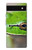 S3845 緑のカエル Green frog Google Pixel 6a バックケース、フリップケース・カバー