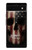 S3850 アメリカの国旗の頭蓋骨 American Flag Skull Google Pixel 6a バックケース、フリップケース・カバー S3850 アメリカの国旗の頭蓋骨 American Flag Skull Google Pixel 6a バックケース、フリップケース・カバー