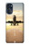 S3837 飛行機離陸日の出 Airplane Take off Sunrise Motorola Moto G (2022) バックケース、フリップケース・カバー