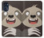 S3855 ナマケモノの顔の漫画 Sloth Face Cartoon Motorola Moto G (2022) バックケース、フリップケース・カバー