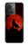S2955 狼は赤月にハウリング Wolf Howling Red Moon OnePlus Ace バックケース、フリップケース・カバー