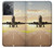 S3837 飛行機離陸日の出 Airplane Take off Sunrise OnePlus Ace バックケース、フリップケース・カバー