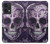 S3582 紫の頭蓋骨 Purple Sugar Skull OnePlus Nord CE 2 Lite 5G バックケース、フリップケース・カバー