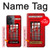 S0058 ロンドン〔イギリス〕の赤い電話ボックス Classic British Red Telephone Box OnePlus 10R バックケース、フリップケース・カバー