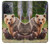 S3558 くまの家族 Bear Family OnePlus 10R バックケース、フリップケース・カバー
