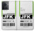 S3664 航空会社の旅行手荷物ラベル Airline Travel Luggage Label OnePlus 10R バックケース、フリップケース・カバー