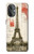 S2108 エッフェル塔パリポストカード Eiffel Tower Paris Postcard OnePlus Nord N20 5G バックケース、フリップケース・カバー