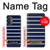 S2767 ネイビーホワイトストライプ Navy White Striped OnePlus Nord N20 5G バックケース、フリップケース・カバー