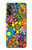 S3281 カラフルなヒッピーの花のパターン Colorful Hippie Flowers Pattern OnePlus Nord N20 5G バックケース、フリップケース・カバー