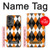 S3421 黒 オレンジ 白 アーガイルプラッド Black Orange White Argyle Plaid OnePlus Nord 2T バックケース、フリップケース・カバー