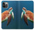 S3899 ウミガメ Sea Turtle iPhone 12, iPhone 12 Pro バックケース、フリップケース・カバー