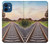 S3866 鉄道直線線路 Railway Straight Train Track iPhone 12 mini バックケース、フリップケース・カバー