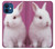 S3870 かわいい赤ちゃんバニー Cute Baby Bunny iPhone 12 mini バックケース、フリップケース・カバー