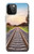 S3866 鉄道直線線路 Railway Straight Train Track iPhone 12 Pro Max バックケース、フリップケース・カバー