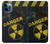 S3891 核の危険 Nuclear Hazard Danger iPhone 12 Pro Max バックケース、フリップケース・カバー